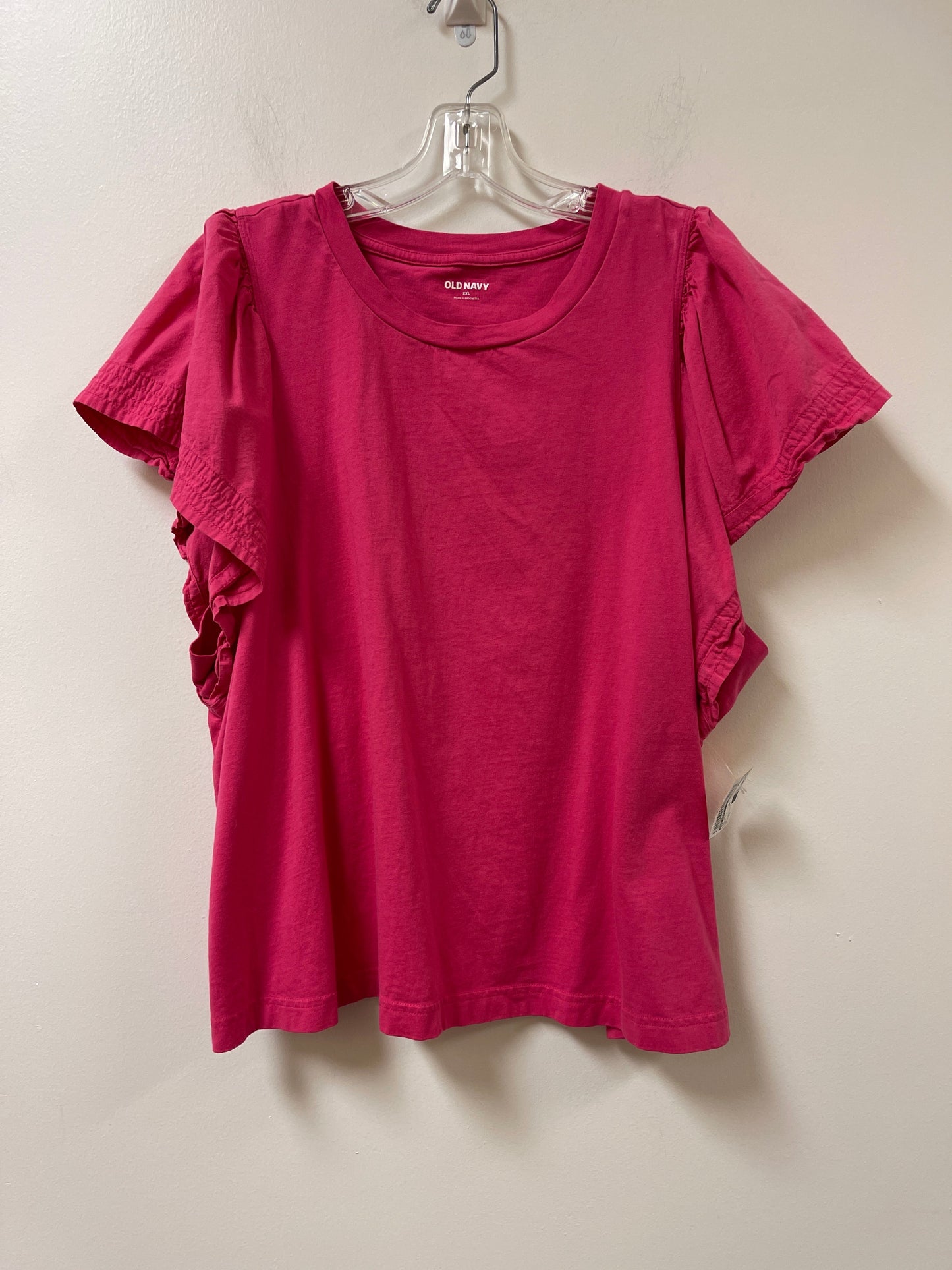 Top Short Sleeve By Old Navy In Pink, Size: 2x