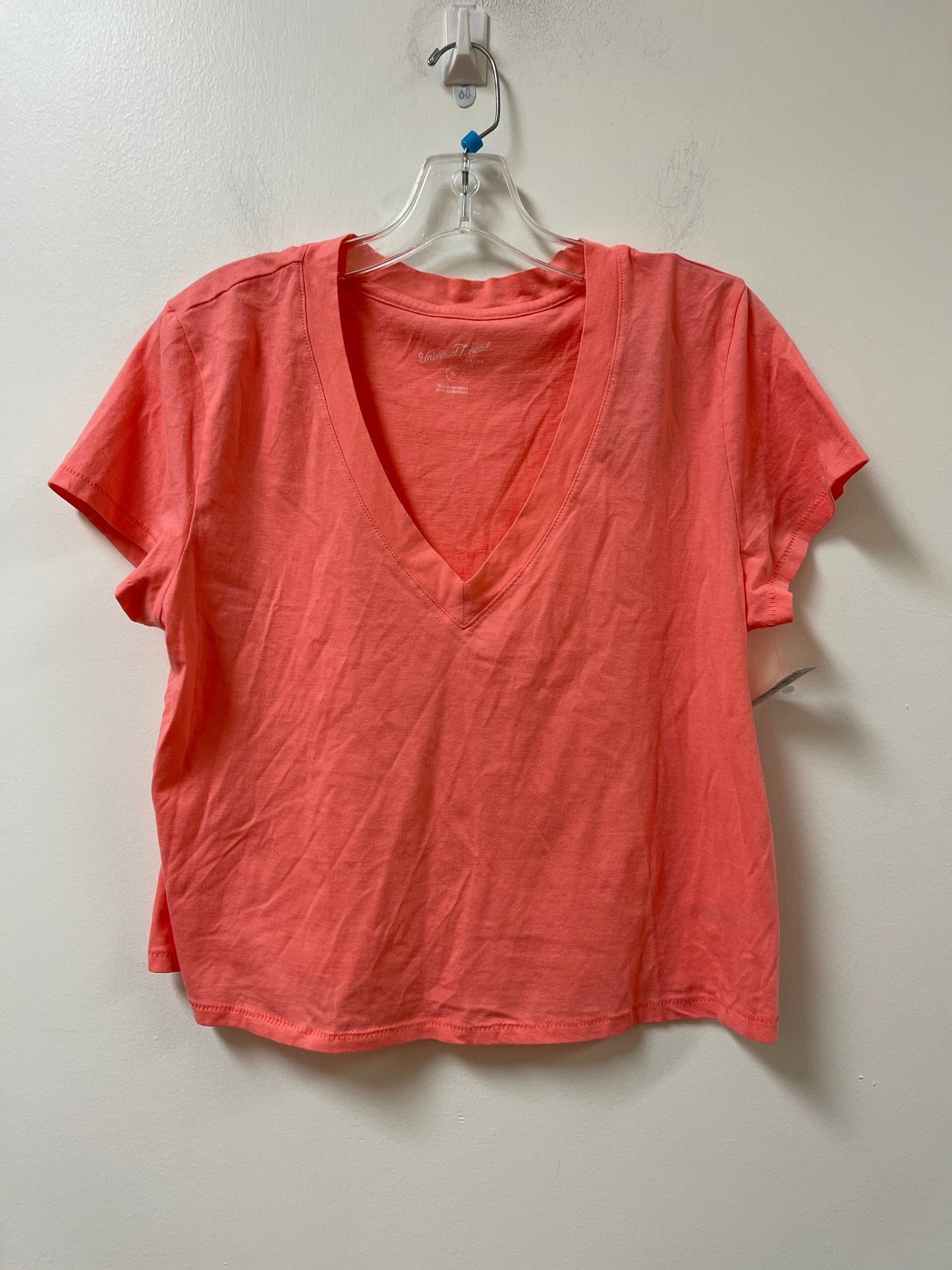 Top Short Sleeve By Universal Thread In Pink, Size: Xl