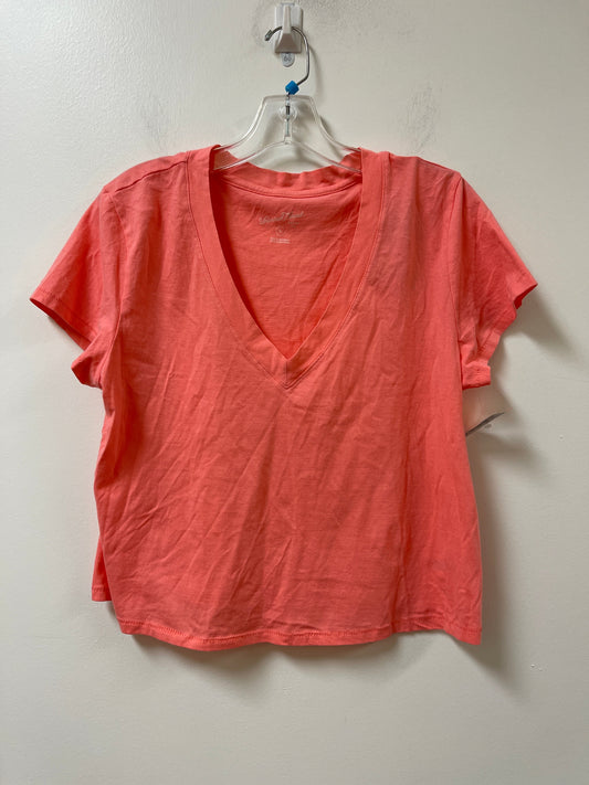 Top Short Sleeve By Universal Thread In Pink, Size: Xl