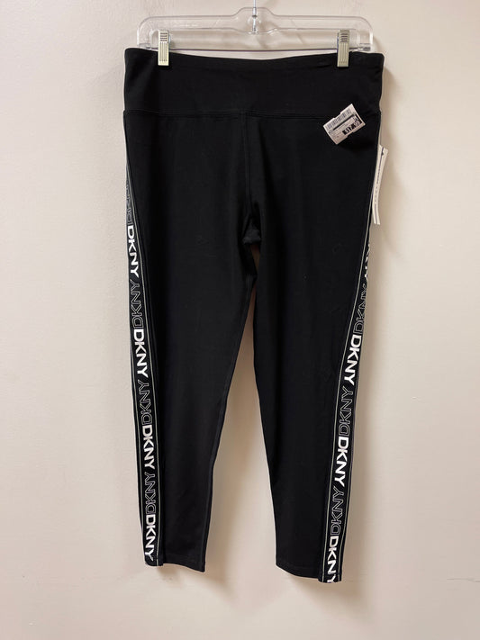 Athletic Leggings By Dkny In Black, Size: Xl