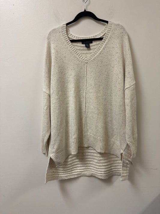 Sweater By Tahari By Arthur Levine In Cream, Size: 2x