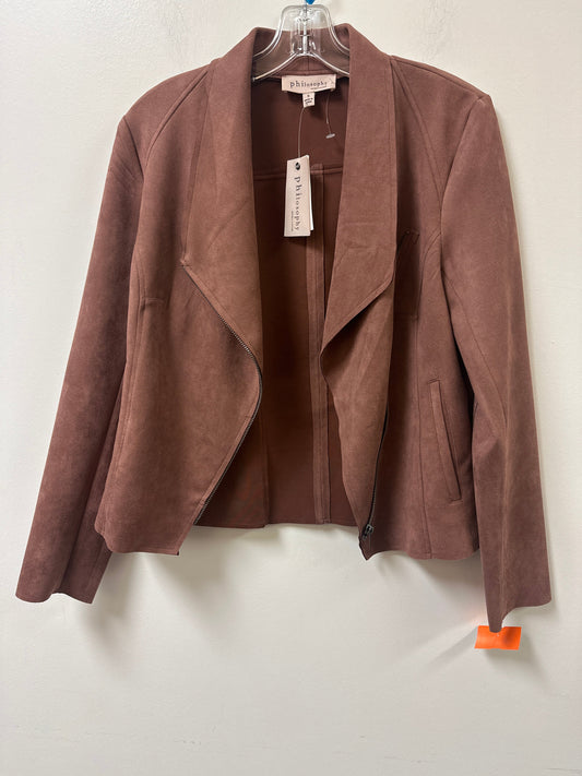 Jacket Other By Philosophy In Brown, Size: S