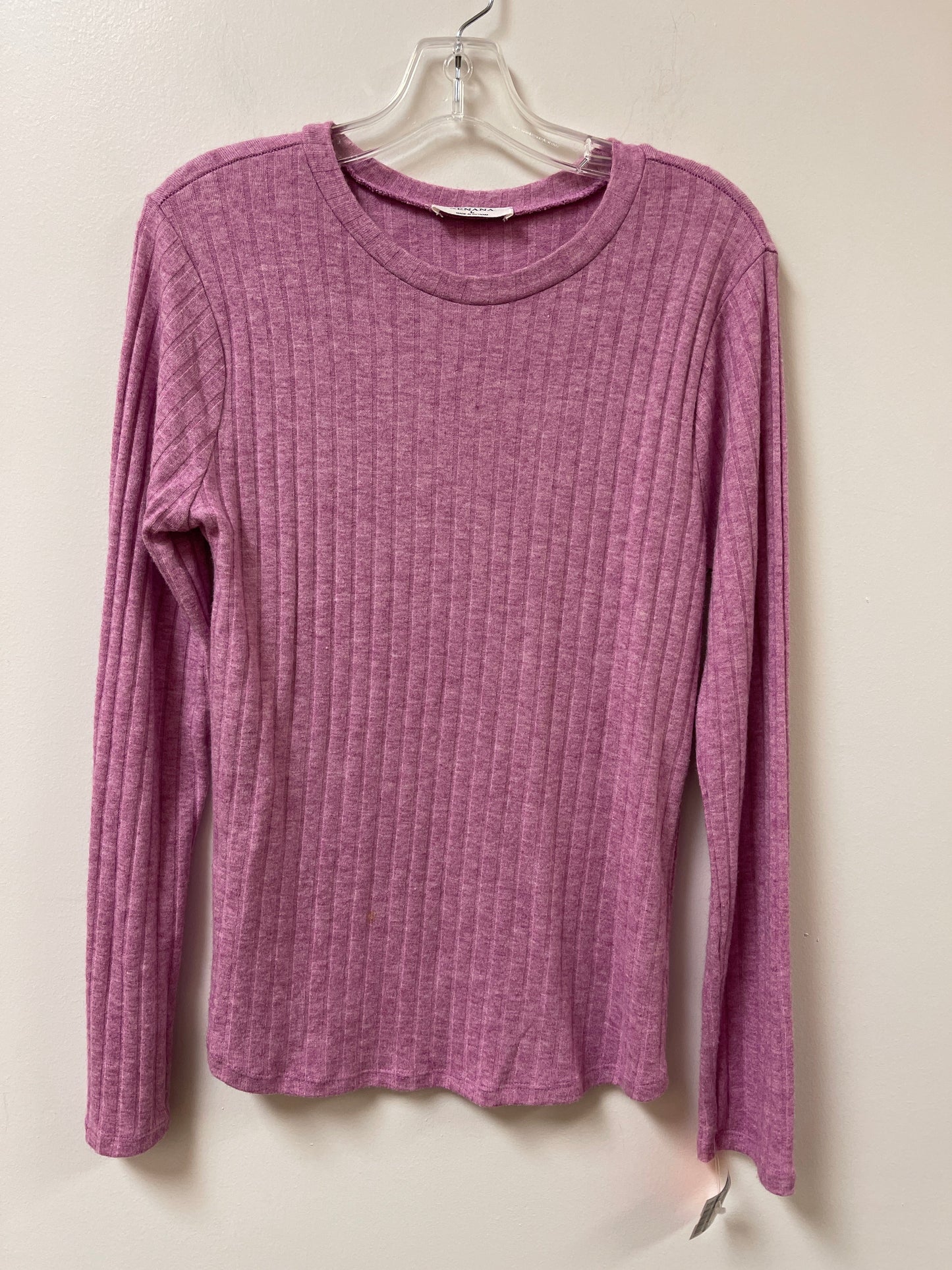 Top Long Sleeve By Zenana Outfitters In Purple, Size: L