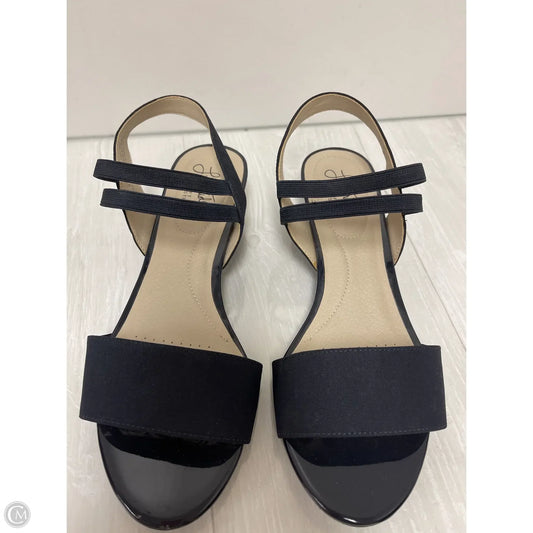 Shoes Heels Platform By Life Stride In Navy, Size: 8.5