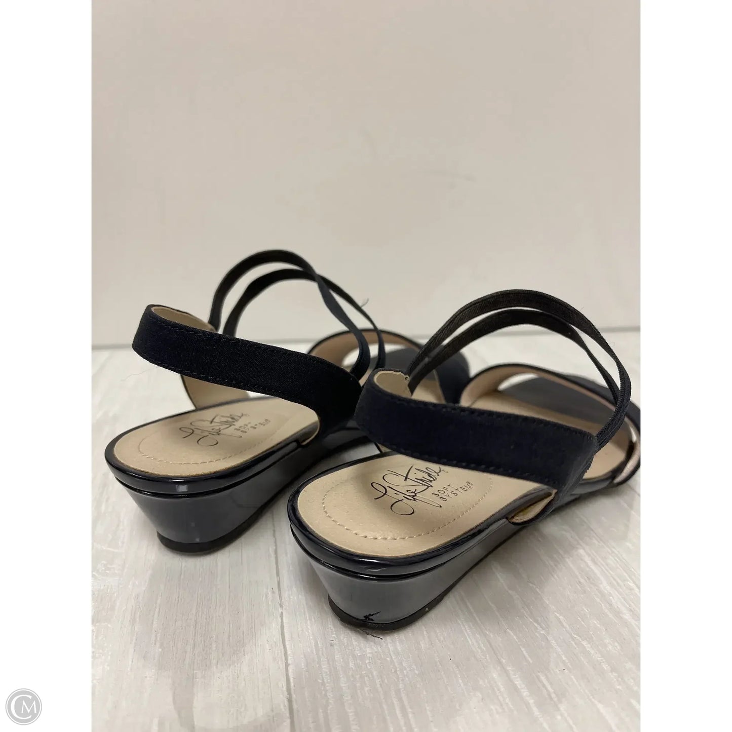 Shoes Heels Platform By Life Stride In Navy, Size: 8.5