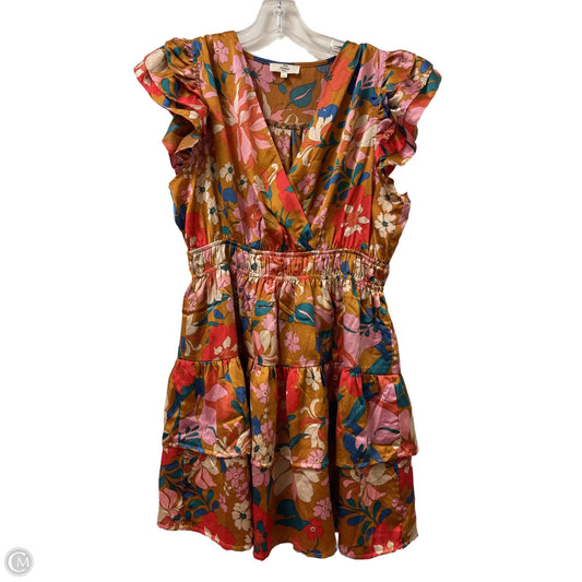 Dress Casual Midi By Entro In Multi-colored, Size: L