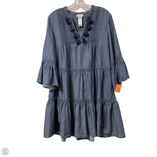 Dress Casual Midi By Tommy Bahama In Blue, Size: M