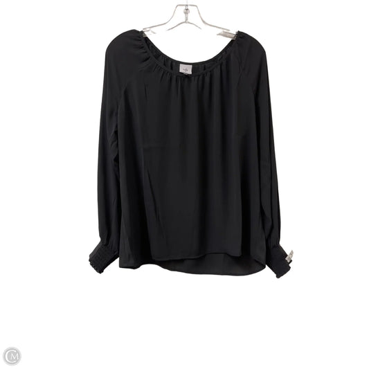 Top Long Sleeve By Cabi In Black, Size: M