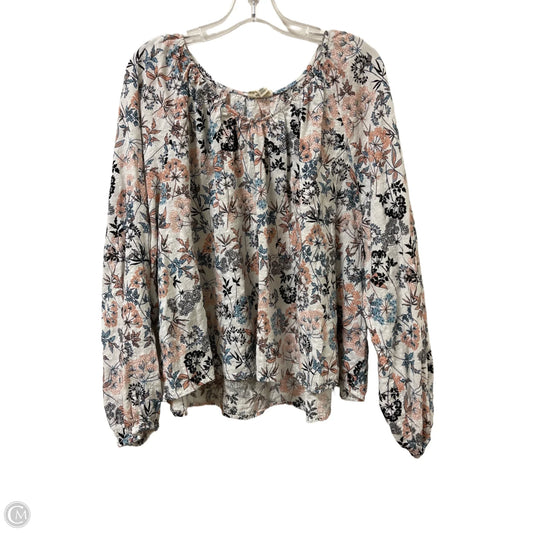 Top Long Sleeve By Ana In Multi-colored, Size: 3x