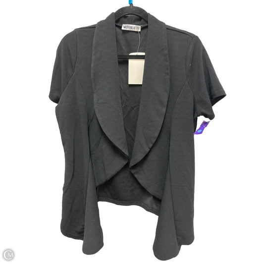Cardigan By Clothes Mentor In Black, Size: 2x