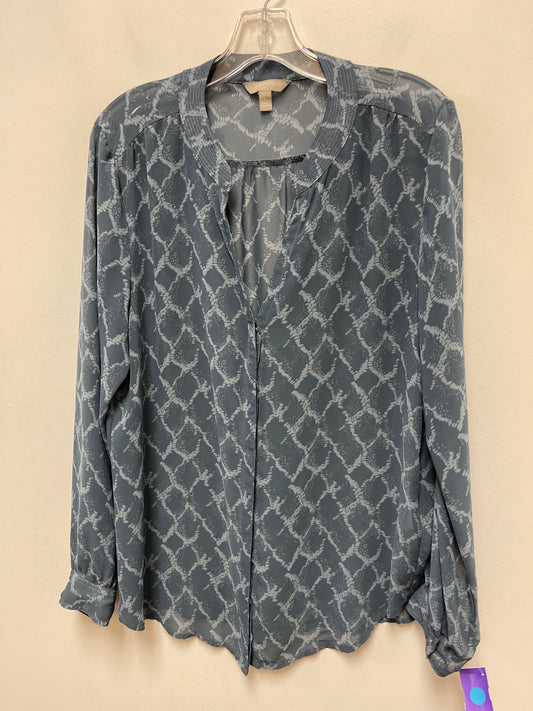 Blue Top Long Sleeve Banana Republic, Size L