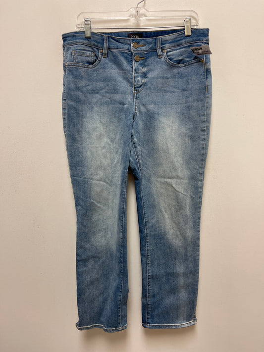 Blue Denim Jeans Straight Not Your Daughters Jeans, Size 10