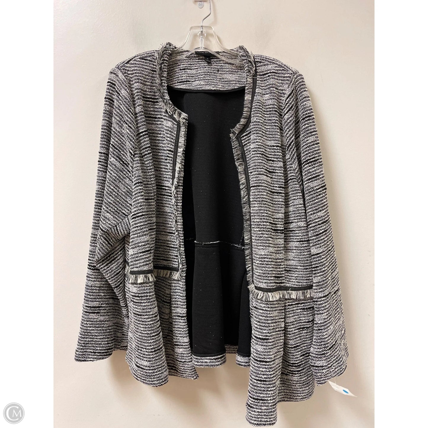 Blazer By Lane Bryant In Black & White, Size: 4x