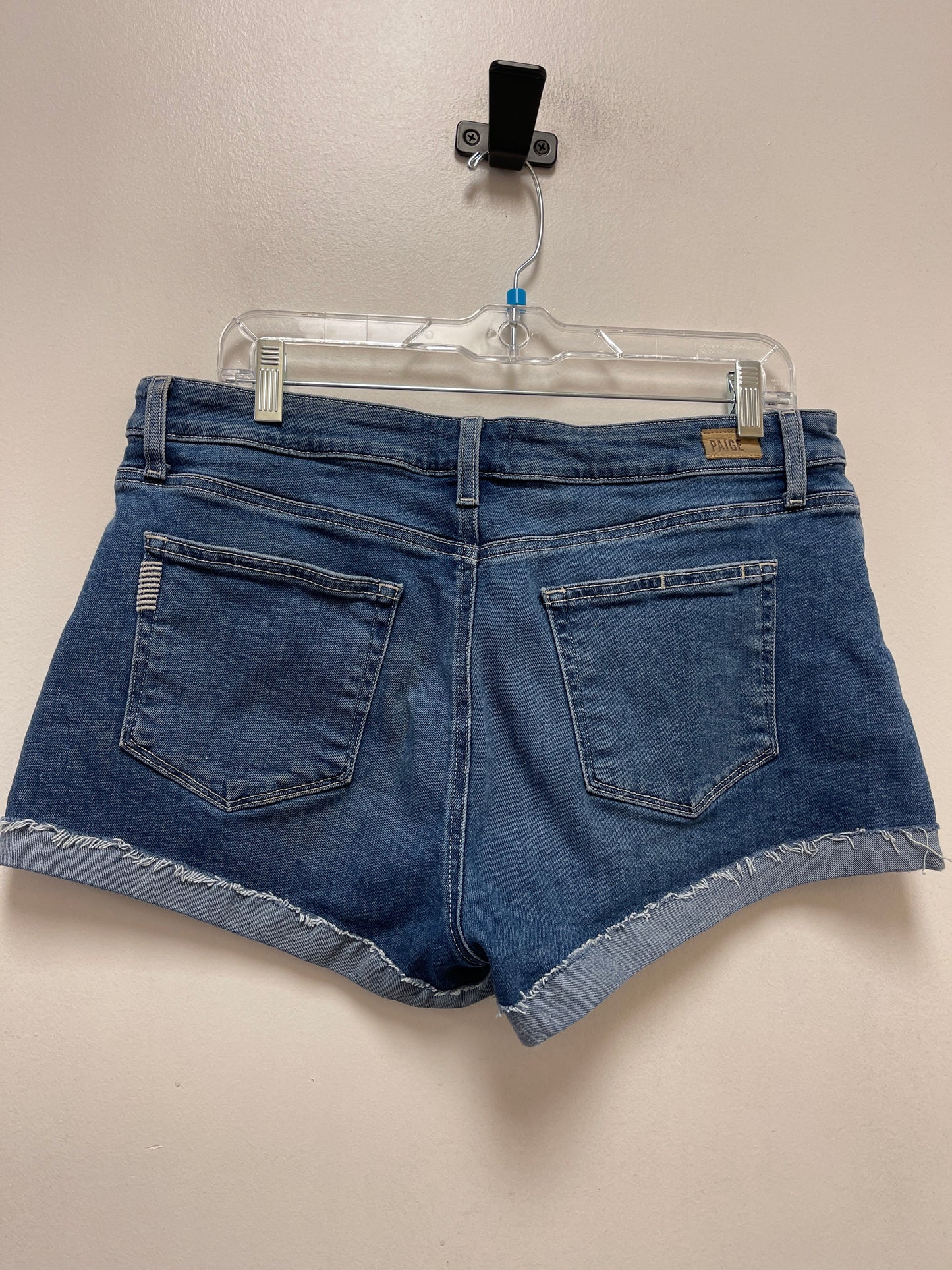 Blue Denim Shorts Paige, Size 12