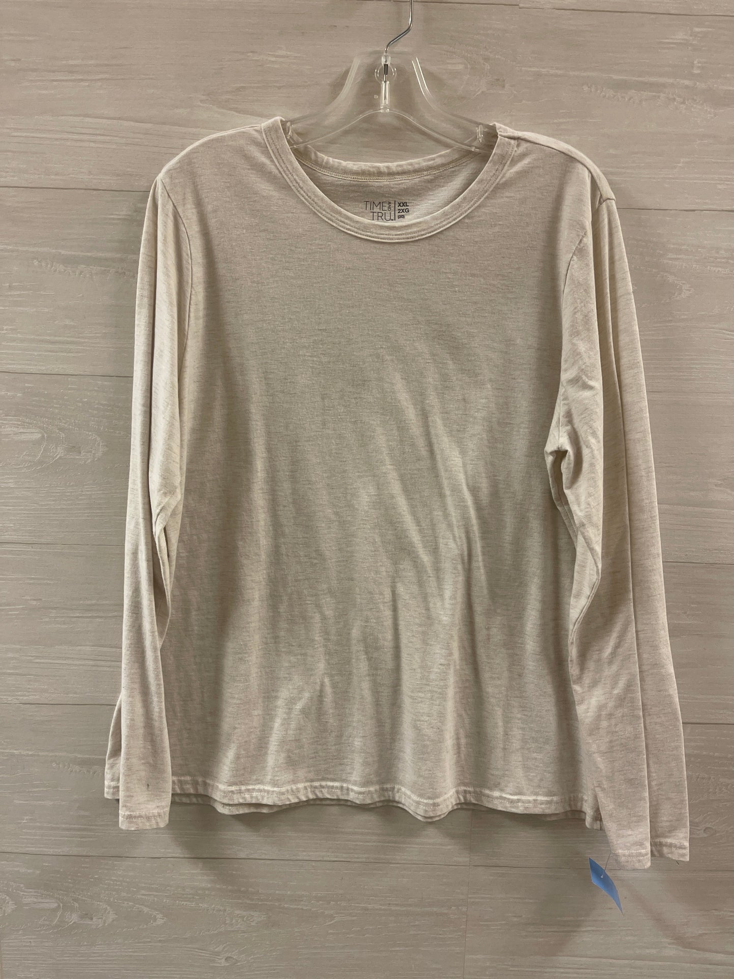Top Long Sleeve Basic By Time And Tru  Size: 2x