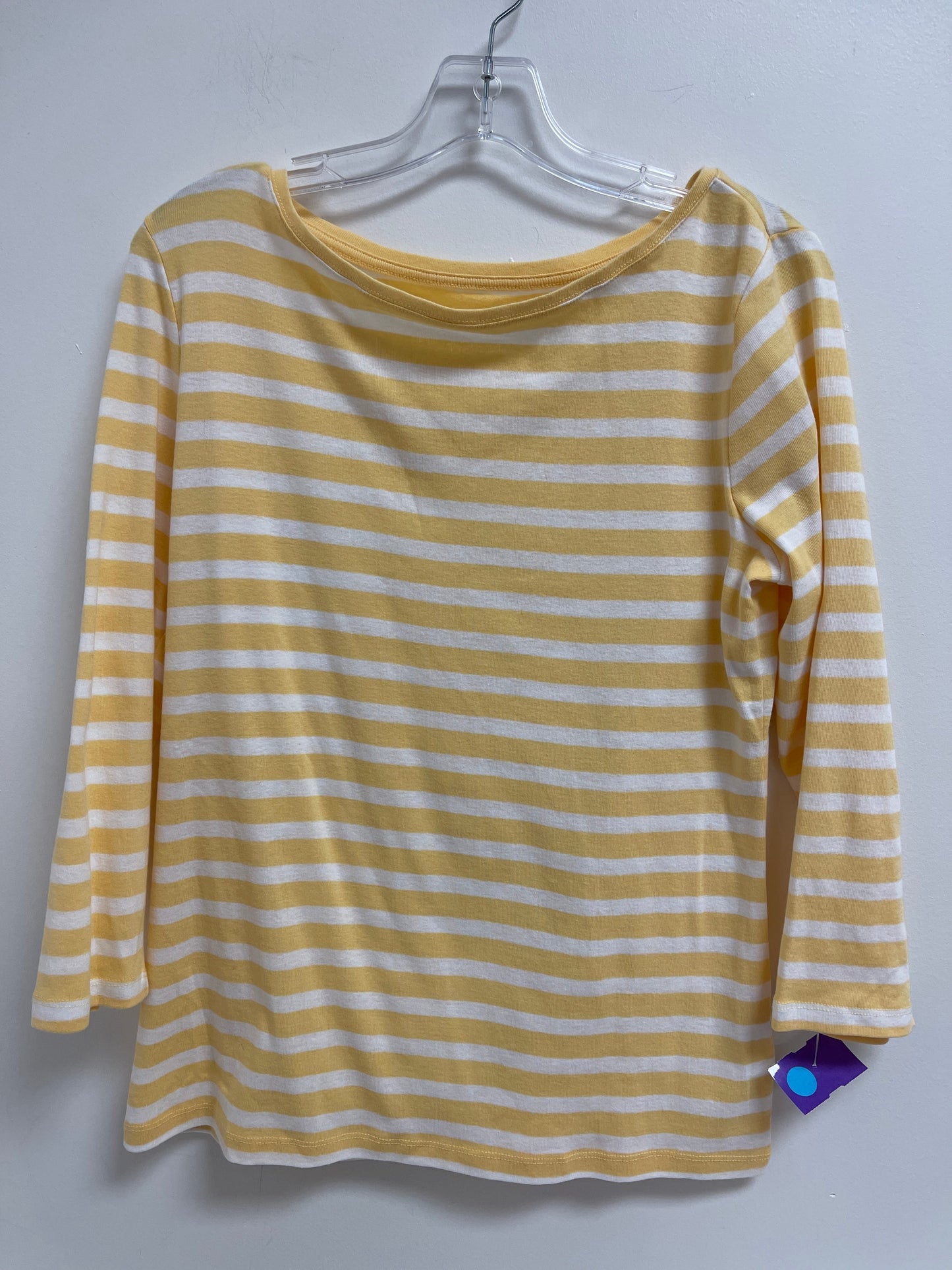 Yellow Top Long Sleeve Talbots, Size M