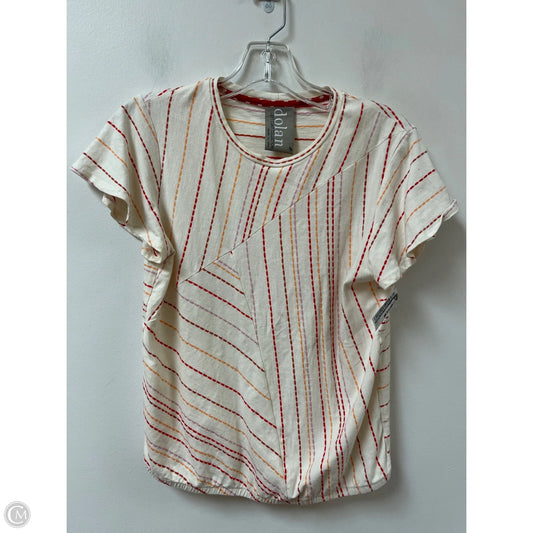 Top Short Sleeve By Dolan Left Coast In Multi-colored, Size: M