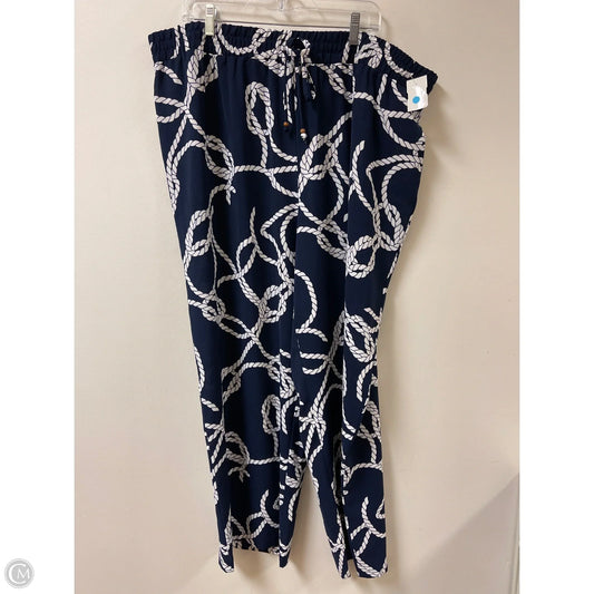 Pants Other By New York And Co In Blue & White, Size: 22