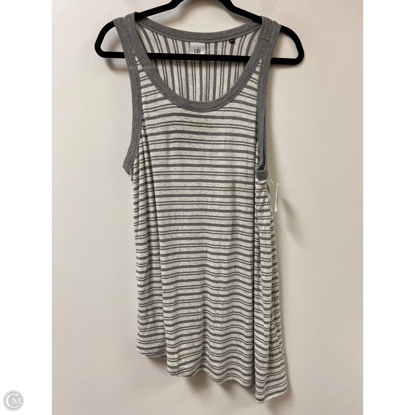 Top Sleeveless By Cabi In Grey, Size: Xl