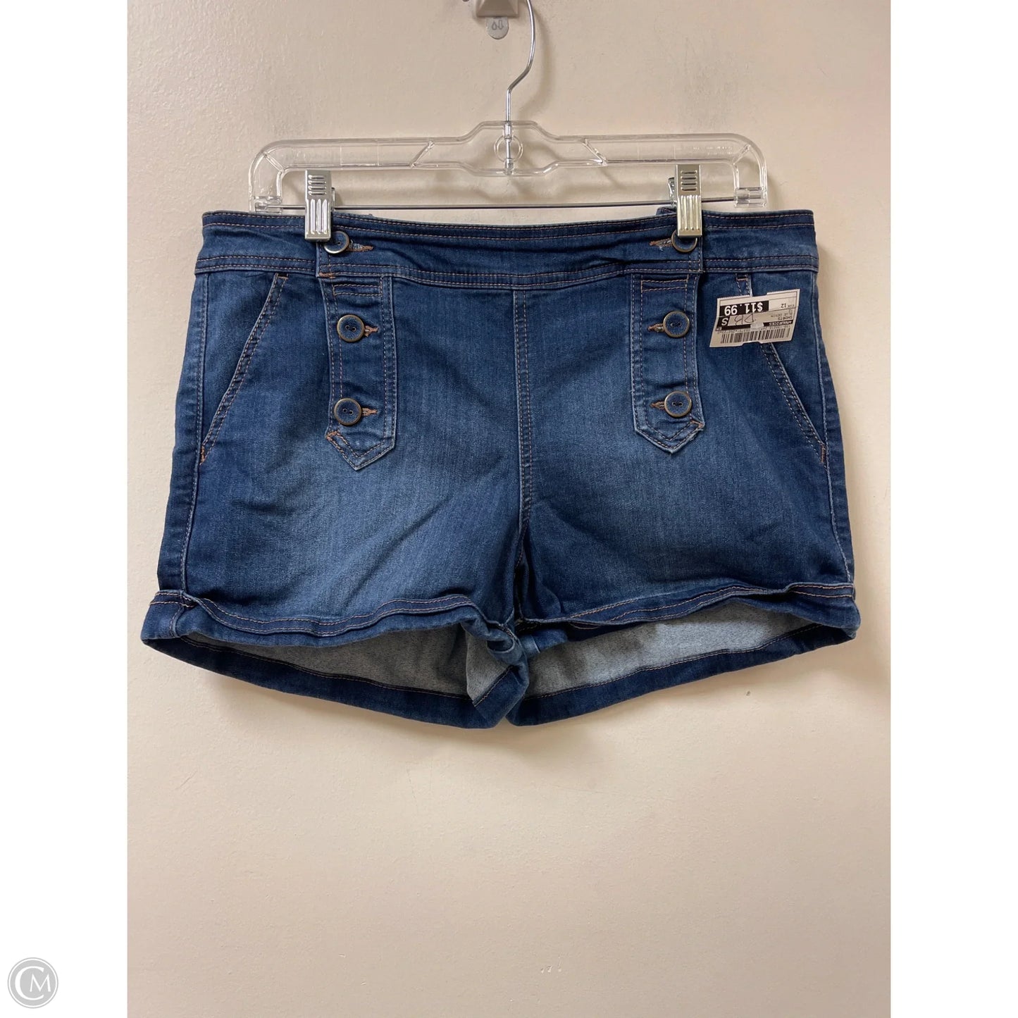 Shorts By Maurices In Blue Denim, Size: 12