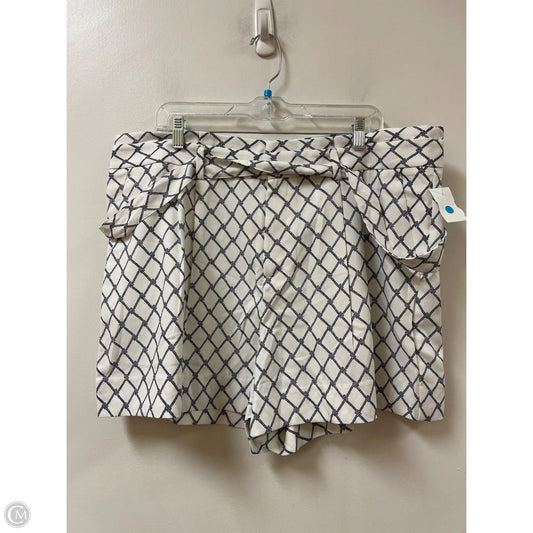 Shorts By Banana Republic In Black & White, Size: 18