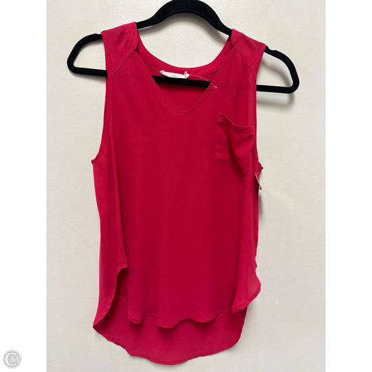 Top Sleeveless By Lush In Pink, Size: Xs