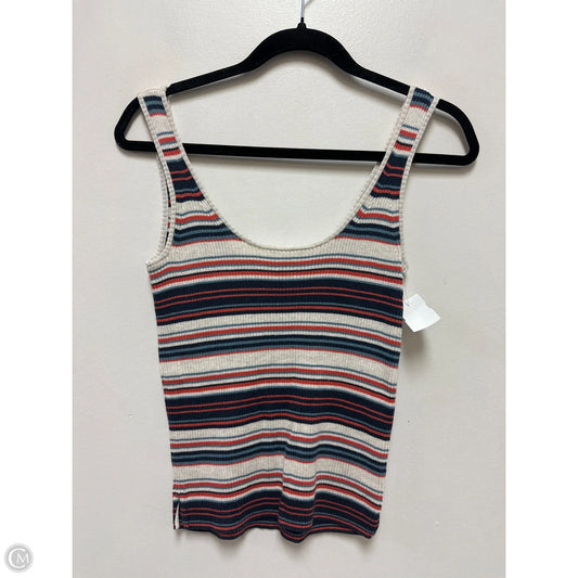 Top Sleeveless By Madewell In Blue & Orange, Size: Xs