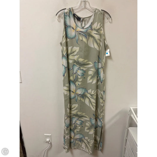 Dress Casual Maxi By Tommy Bahama In Green, Size: L