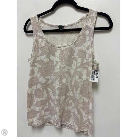 Top Sleeveless By Ann Taylor In Pink, Size: M