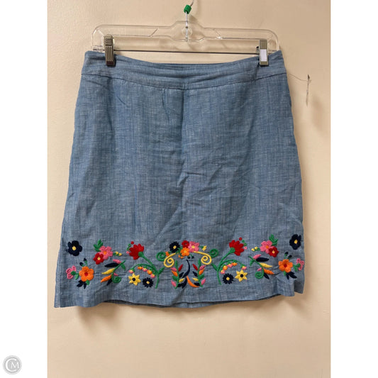 Skirt Midi By Talbots In Blue, Size: 4p