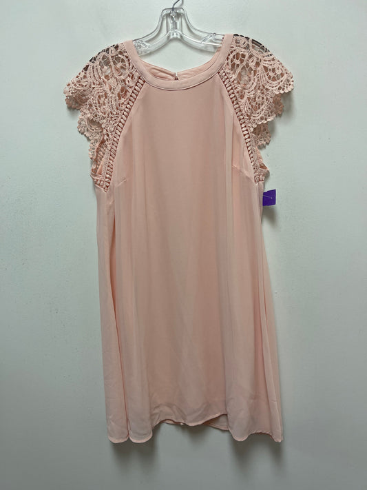 Pink Dress Casual Short Andree By Unit, Size L