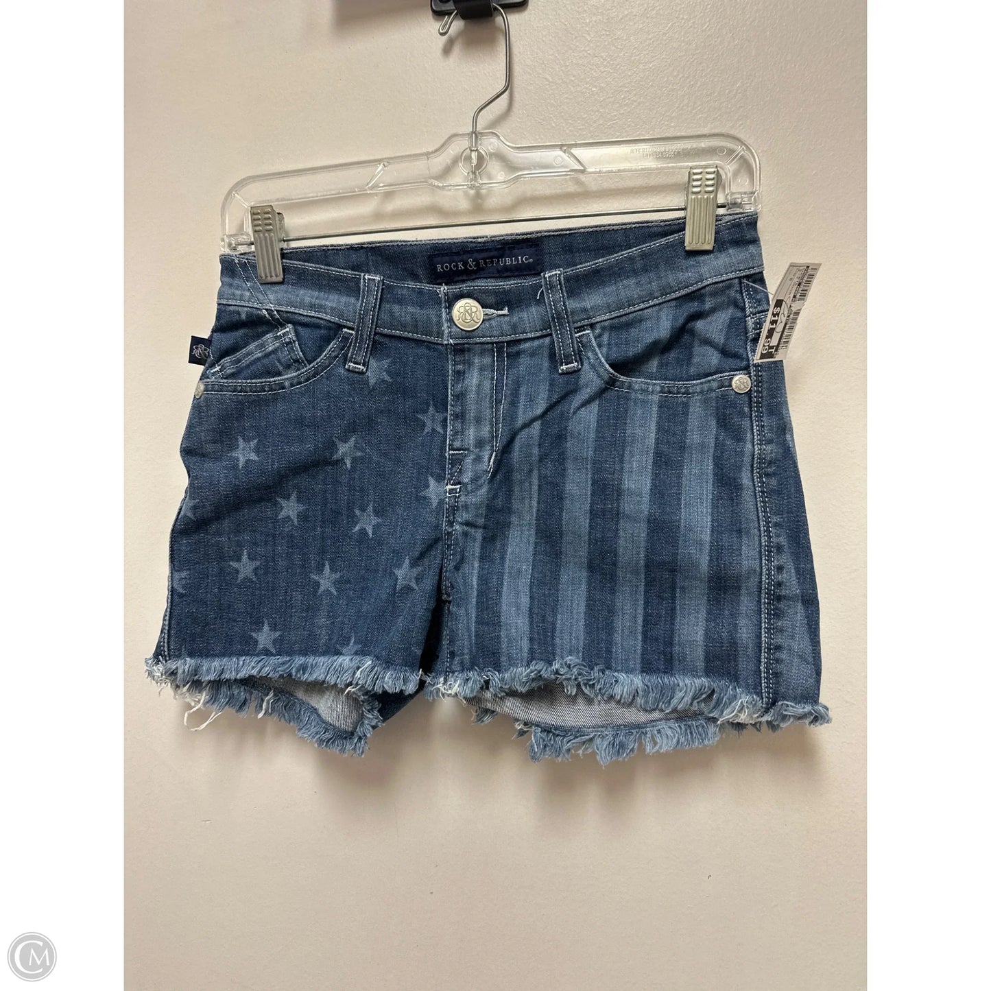 Shorts By Rock And Republic In Blue Denim, Size: 0
