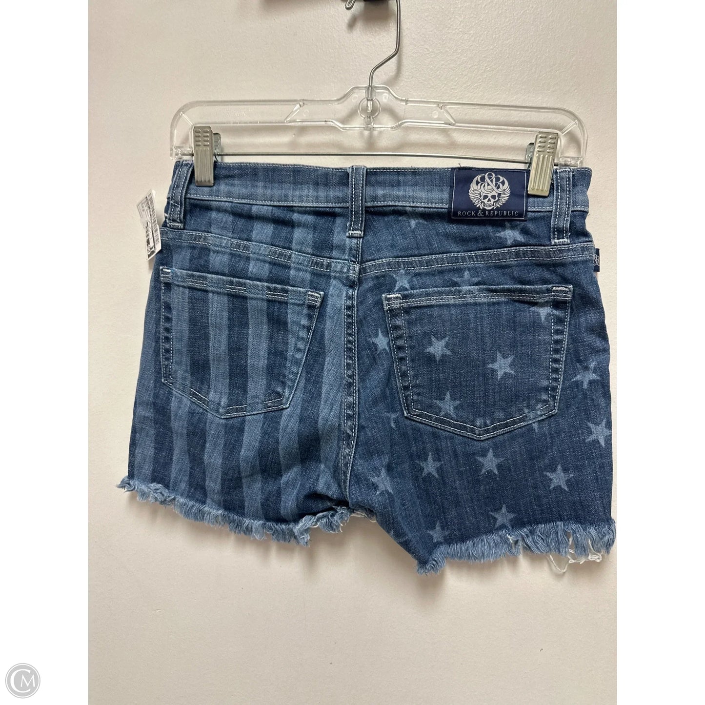 Shorts By Rock And Republic In Blue Denim, Size: 0