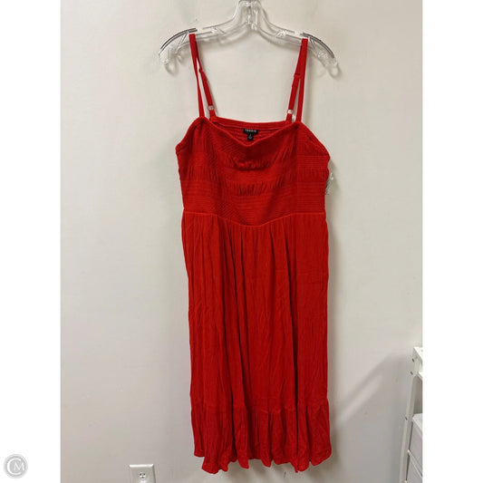 Dress Casual Midi By Torrid In Red, Size: 2x