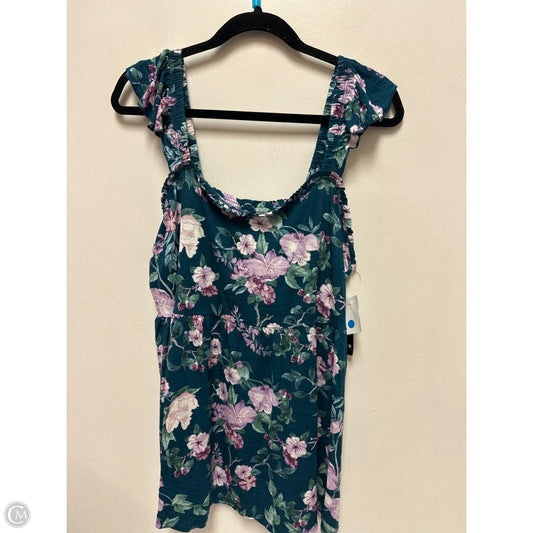 Top Sleeveless By Torrid In Floral Print, Size: 2x