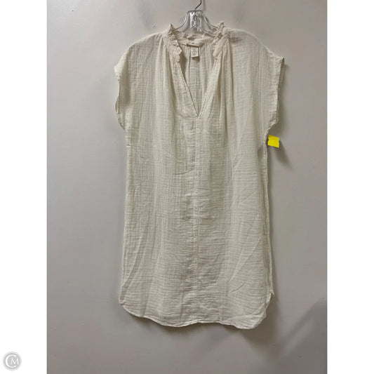 Dress Casual Midi By H&m In Cream, Size: M
