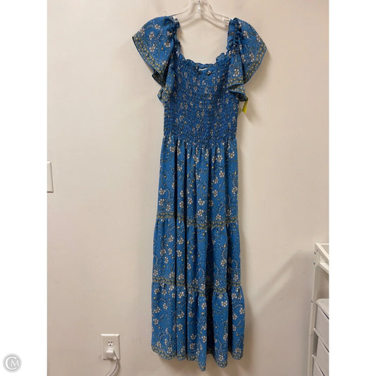 Dress Casual Maxi By Max Studio In Blue, Size: L