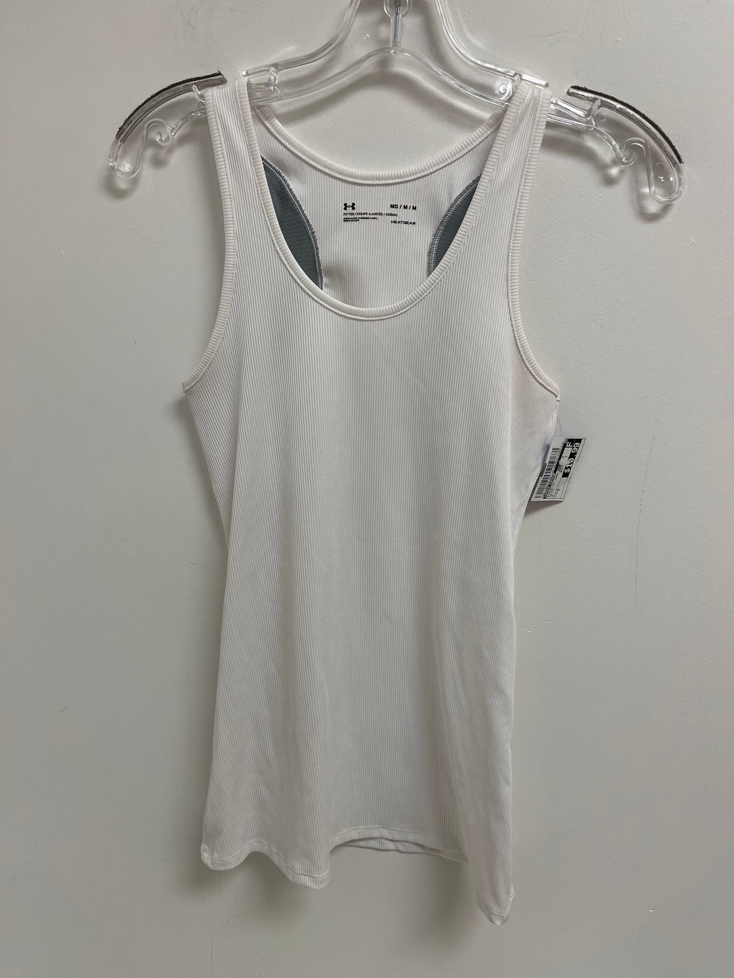 White Athletic Tank Top Under Armour, Size M