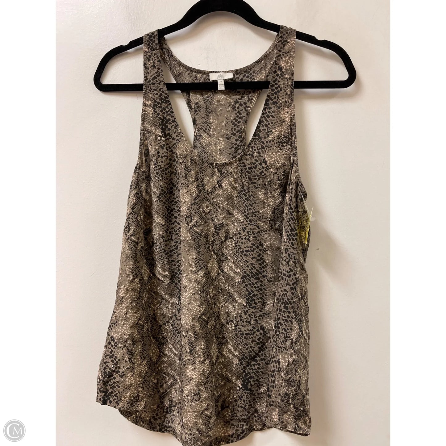 Top Sleeveless By Joie In Snakeskin Print, Size: M