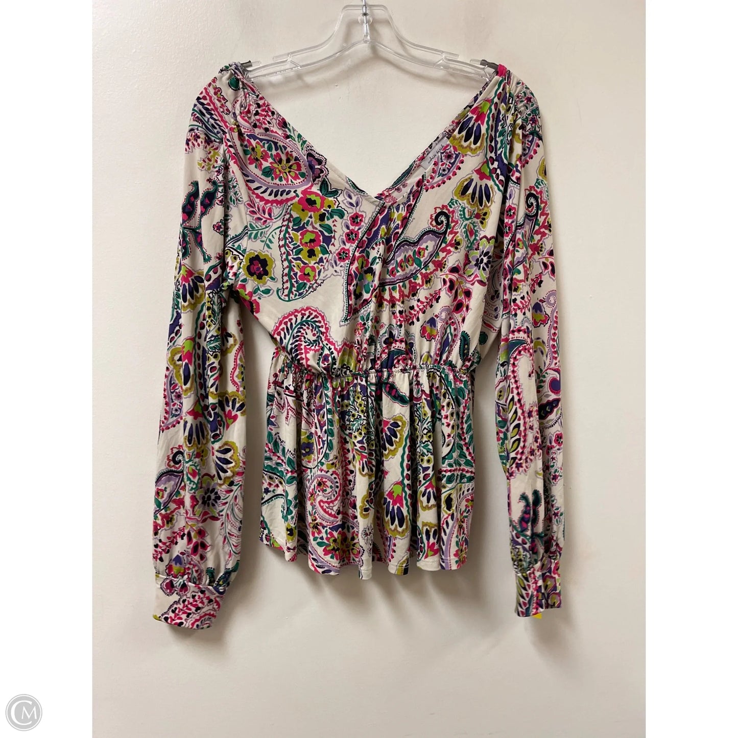 Top Long Sleeve By White Birch In Multi-colored, Size: S