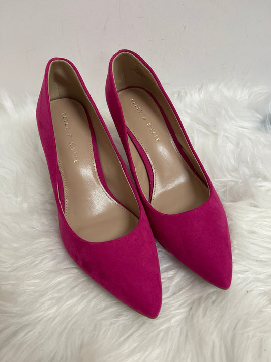 Pink Shoes Heels Stiletto Kelly And Katie, Size 8.5
