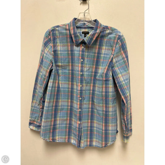 Blouse Long Sleeve By Talbots In Multi-colored, Size: L