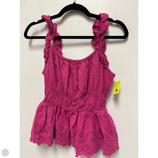 Top Sleeveless By Old Navy In Pink, Size: M