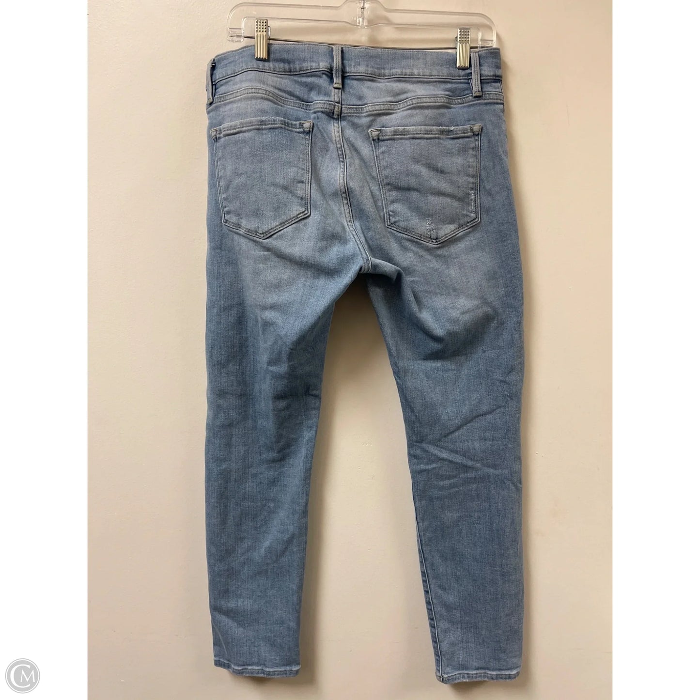 Jeans Skinny By Frame In Blue Denim, Size: 6