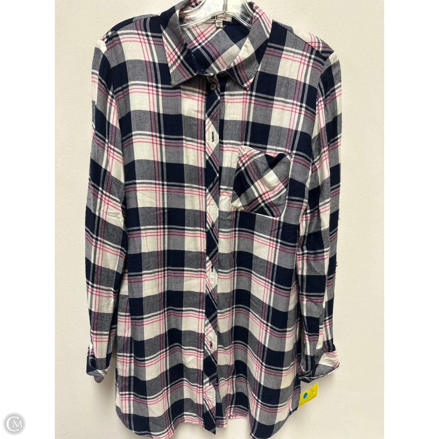 Dress Casual Midi By Kut In Plaid Pattern, Size: M