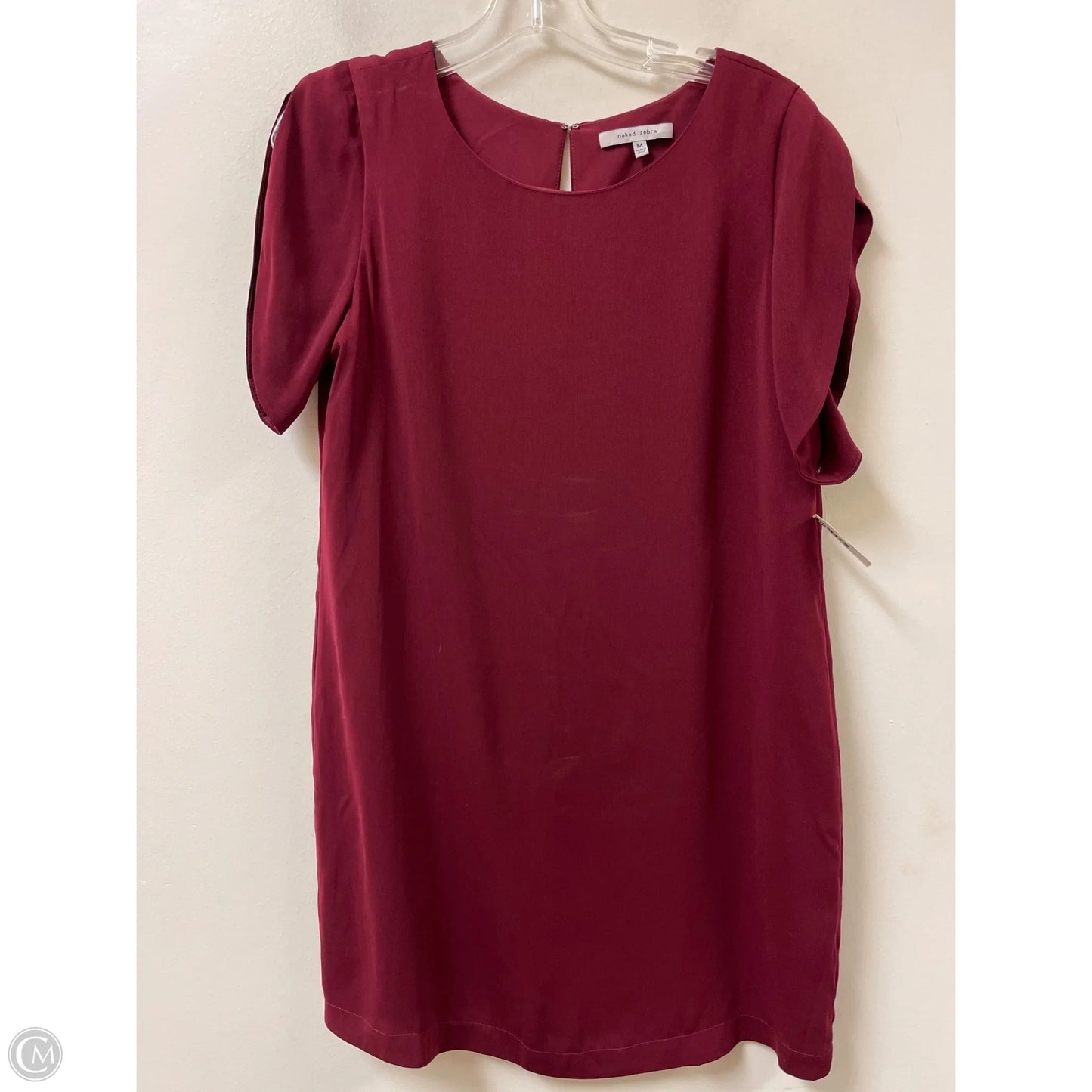 Dress Casual Midi By Naked Zebra In Red, Size: M