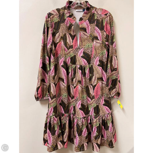 Dress Casual Midi By Cabana Life In Floral Print, Size: M