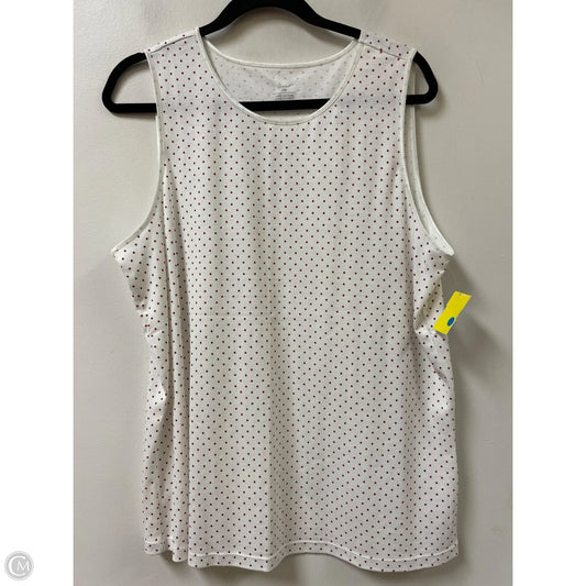 Top Sleeveless By Cj Banks In Polkadot Pattern, Size: 1x