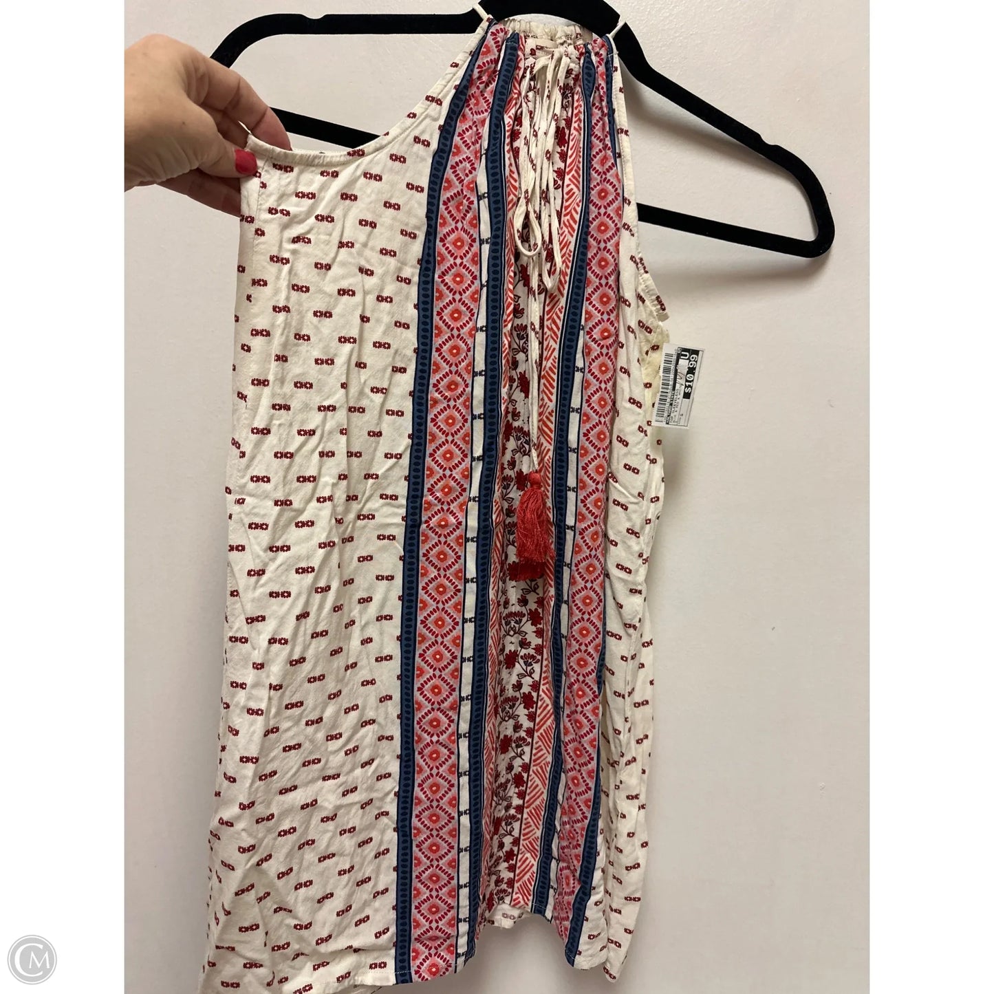 Top Sleeveless By Altard State In Blue & Red & White, Size: S