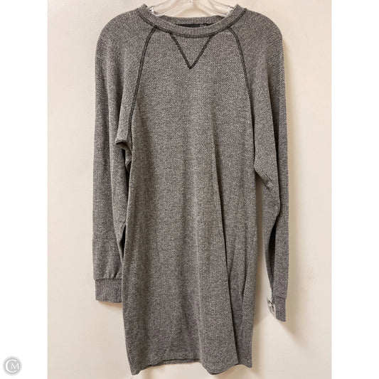 Dress Casual Midi By Clothes Mentor In Grey, Size: M